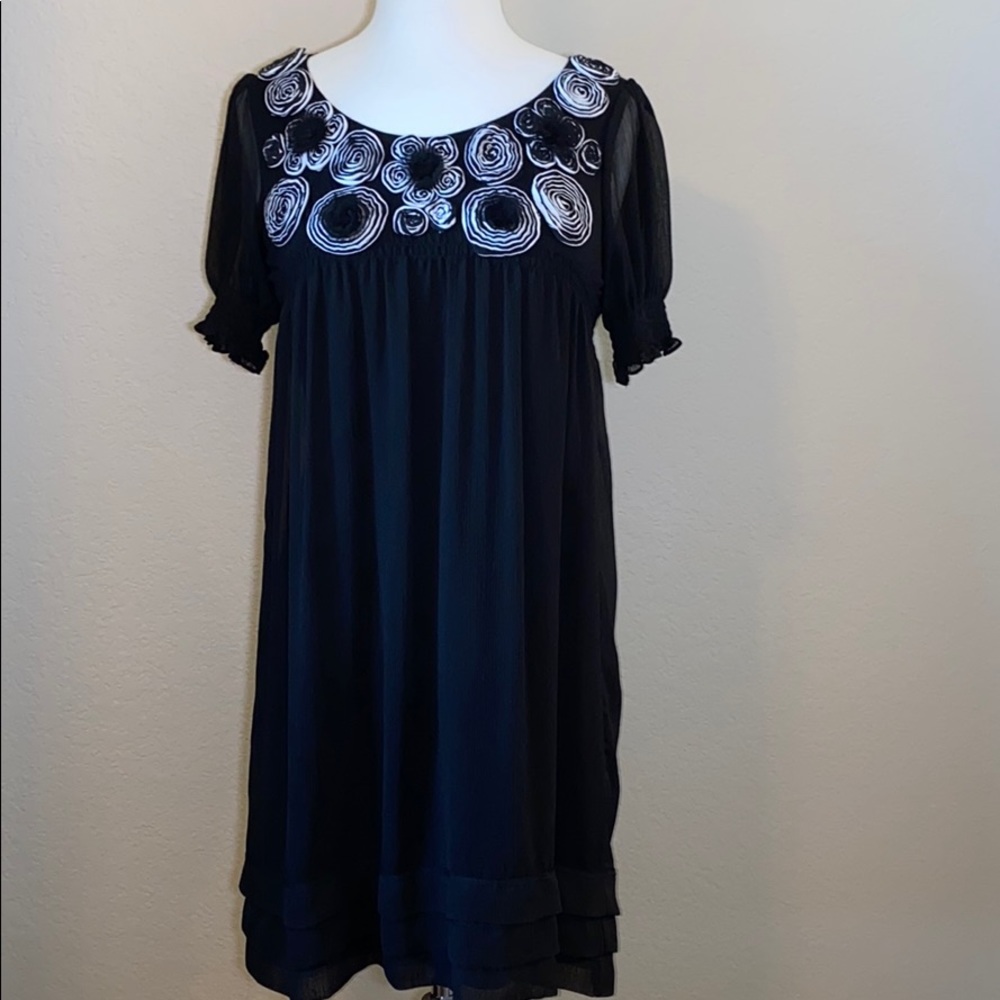 ECI Little Black Dress -Size 6- Classy & Feminine